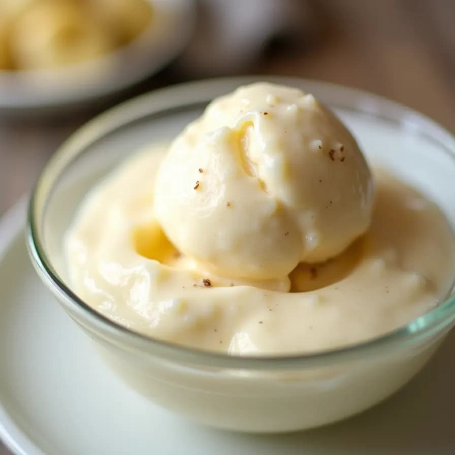 Helado de Plátano sin Azúcar