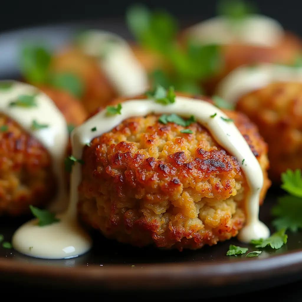 Baked Crispy Falafel