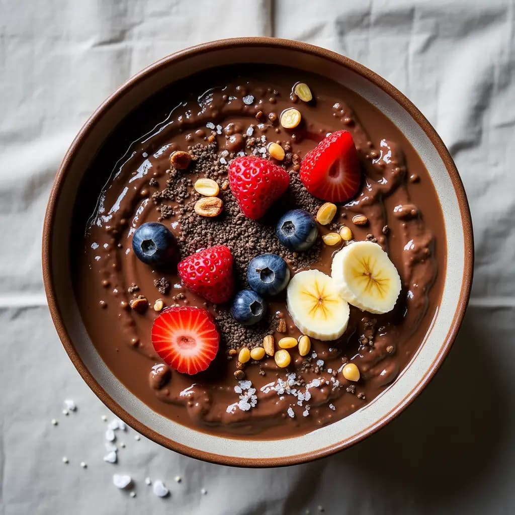 Avena con Cacao y Chocolate Amargo