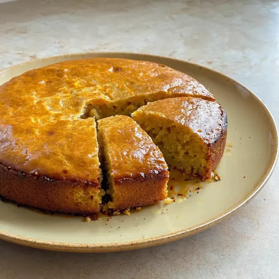 Gâteau sans gluten aux pois chiches
