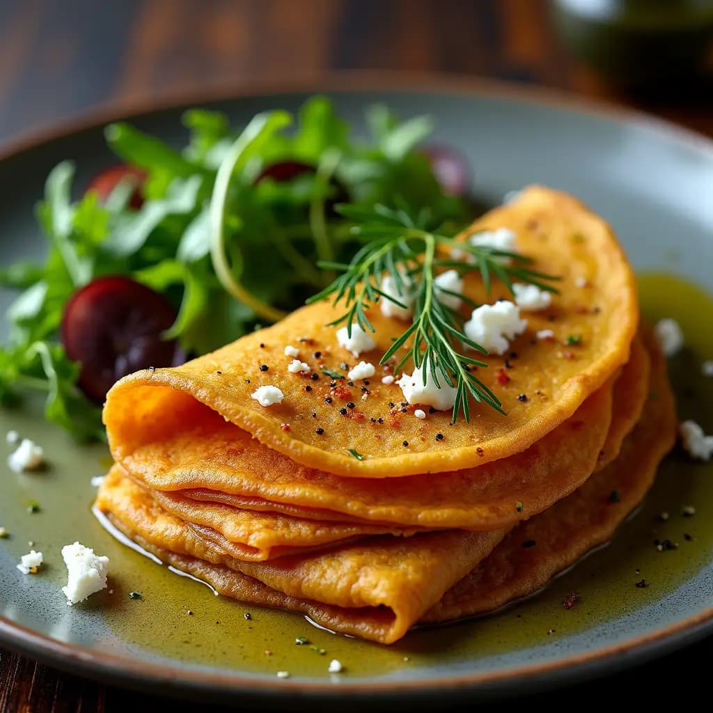 Crepe de Lentejas sin Azúcar