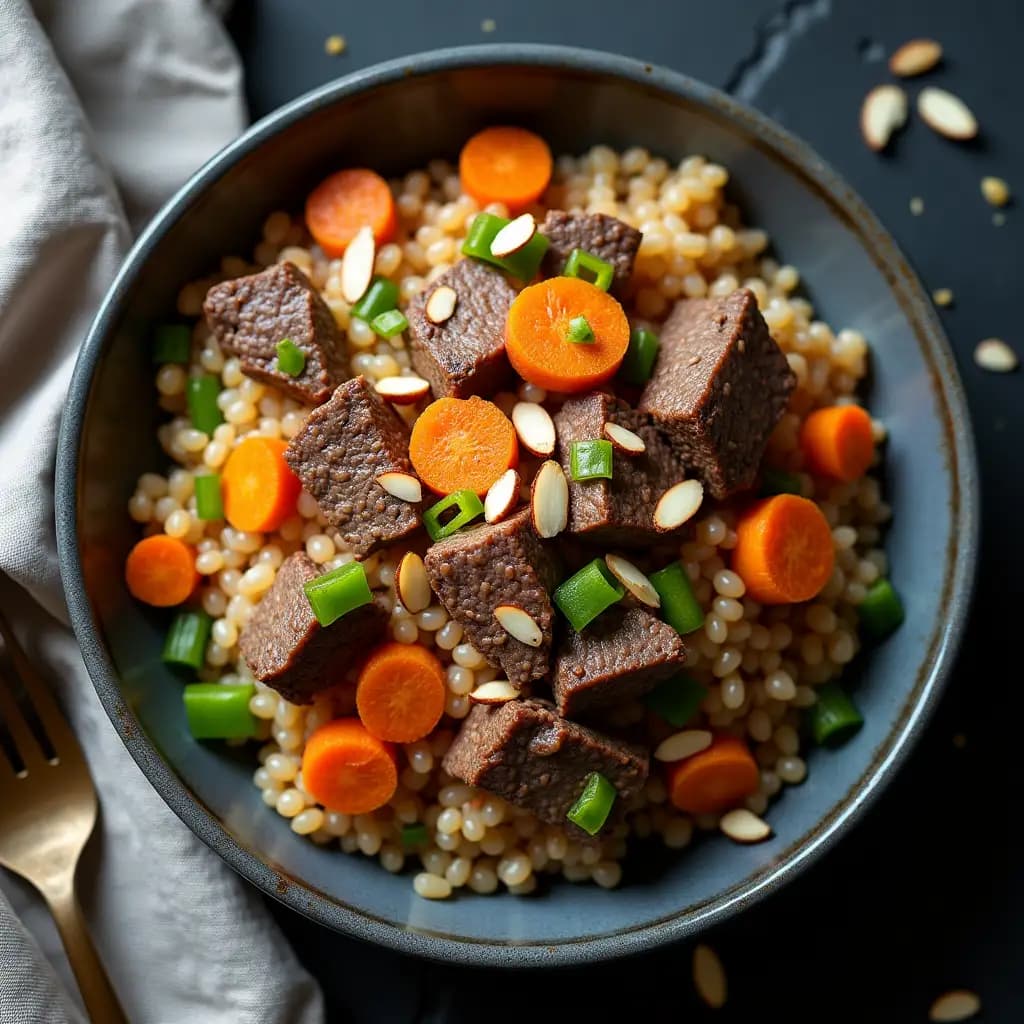 Pilaf de sarrasin à la viande