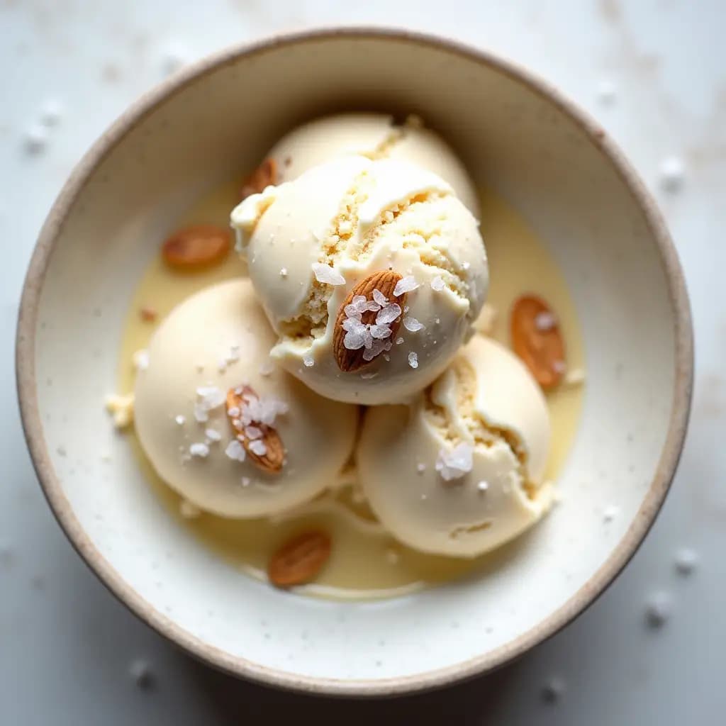 Hausgemachtes Eis ohne Zucker