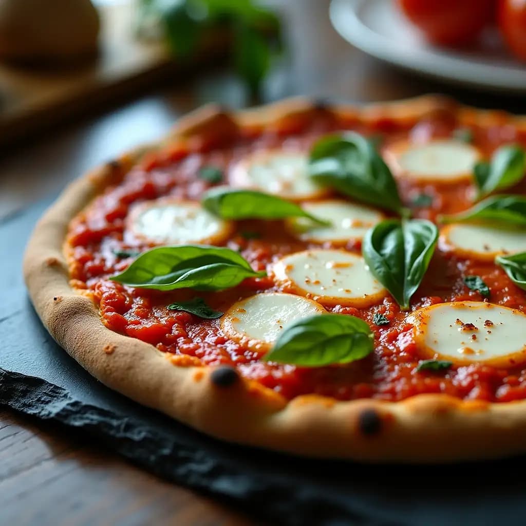 Pizza saine à base de sarrasin