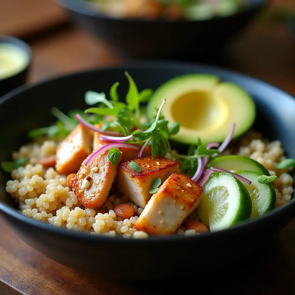 Filling Chicken and Vegetable Bowl