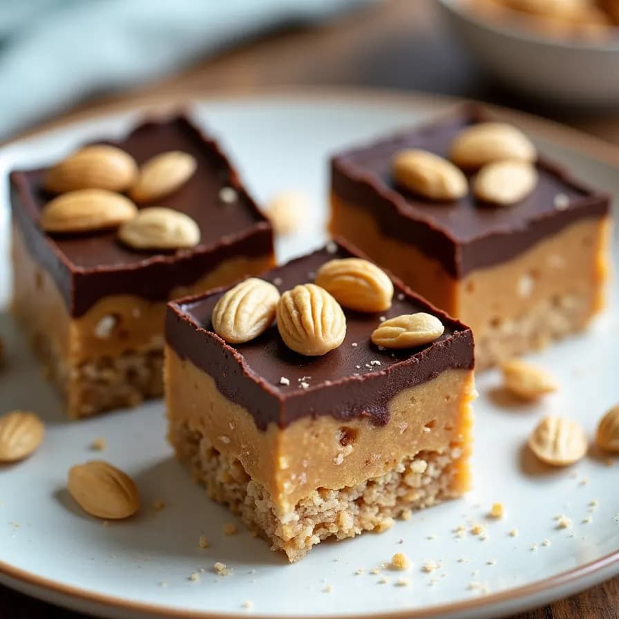 Fitness-Dessert mit Erdnüssen