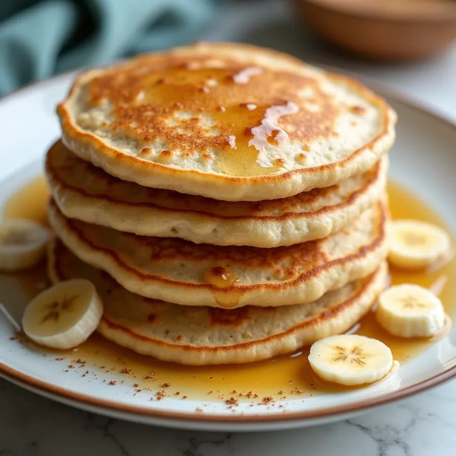 Quinoa and Banana Protein Pancakes