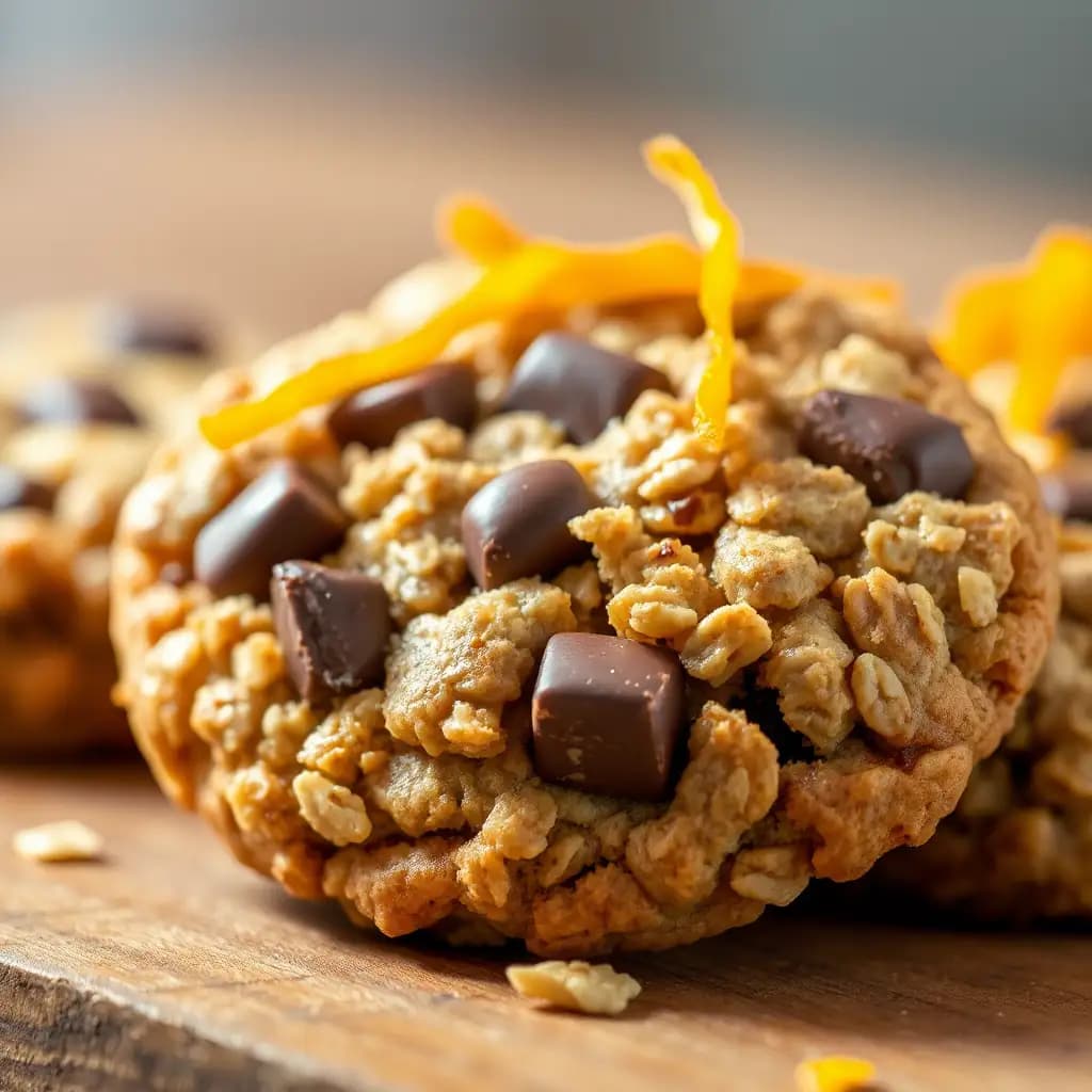 Cookies aux flocons d'avoine et chocolat
