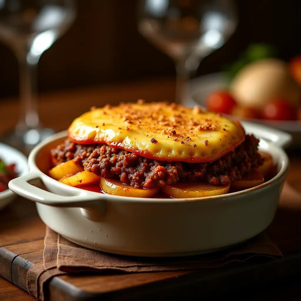 Baked Potatoes with Minced Meat