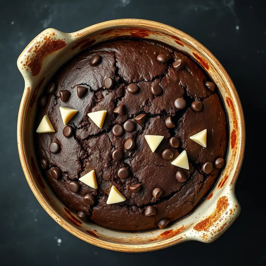 Pastel de Avena con Plátano y Cacao