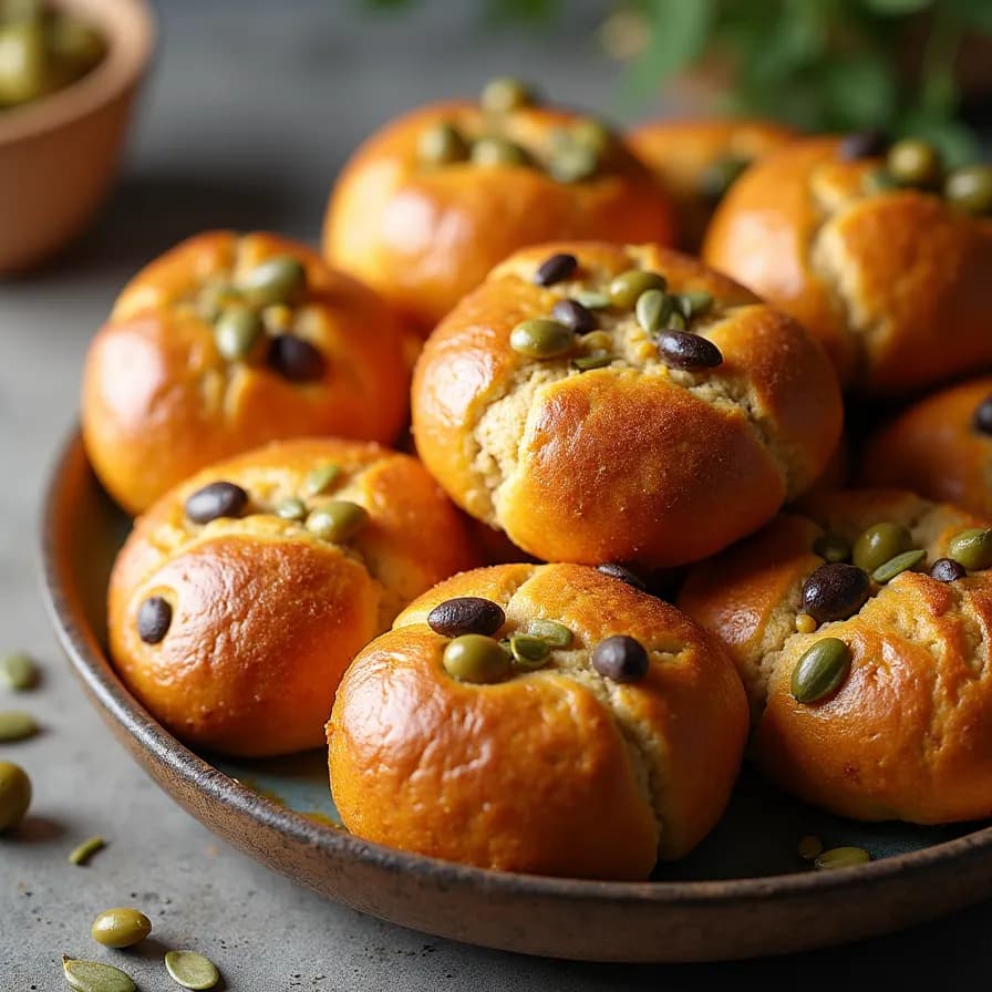 Gluten-Free Bread with Olives and Pumpkin Seeds