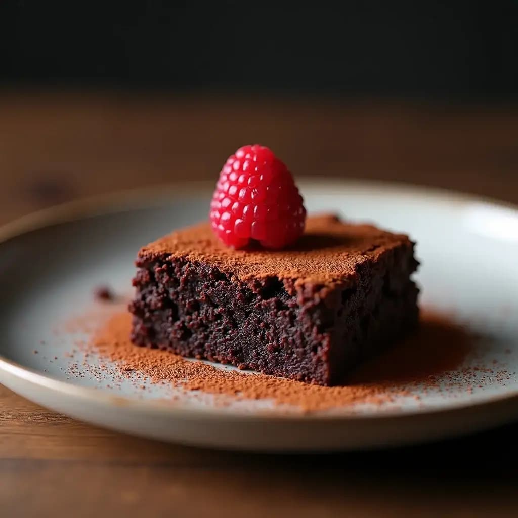 Gourmet 3-Ingredient Sugar-Free Fit Brownie: A Flourless and Oil-Free Flavor Feast