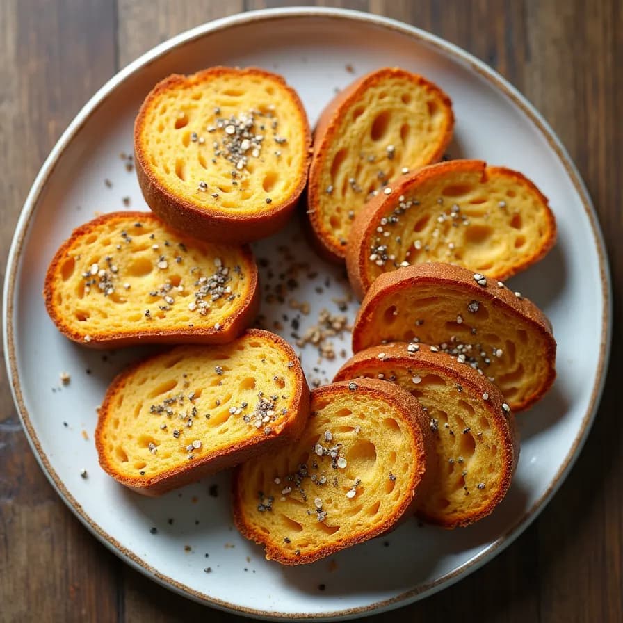 Pan sin harina con pasta de amapola