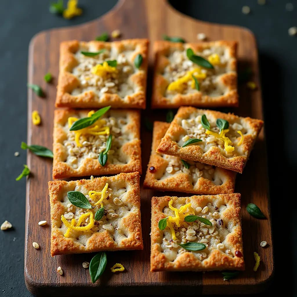 Oat and Cheese Crispy Snack