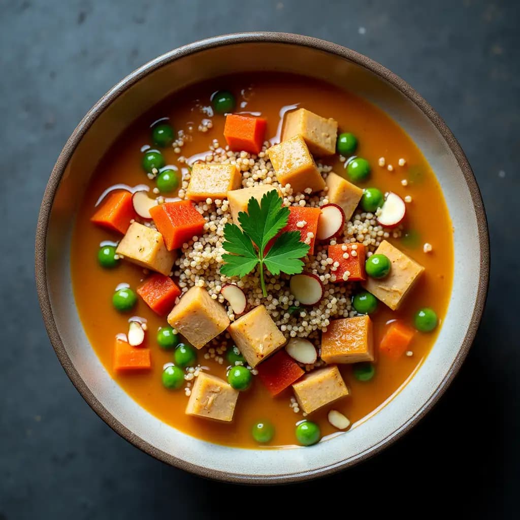 Sopa de Quinoa con Pollo