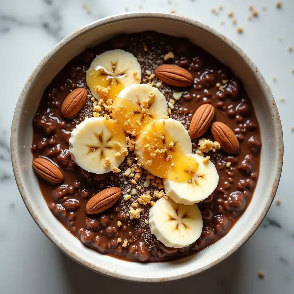 Bol Énergie : Bol d'Avoine Aromatique au Cacao et à la Banane