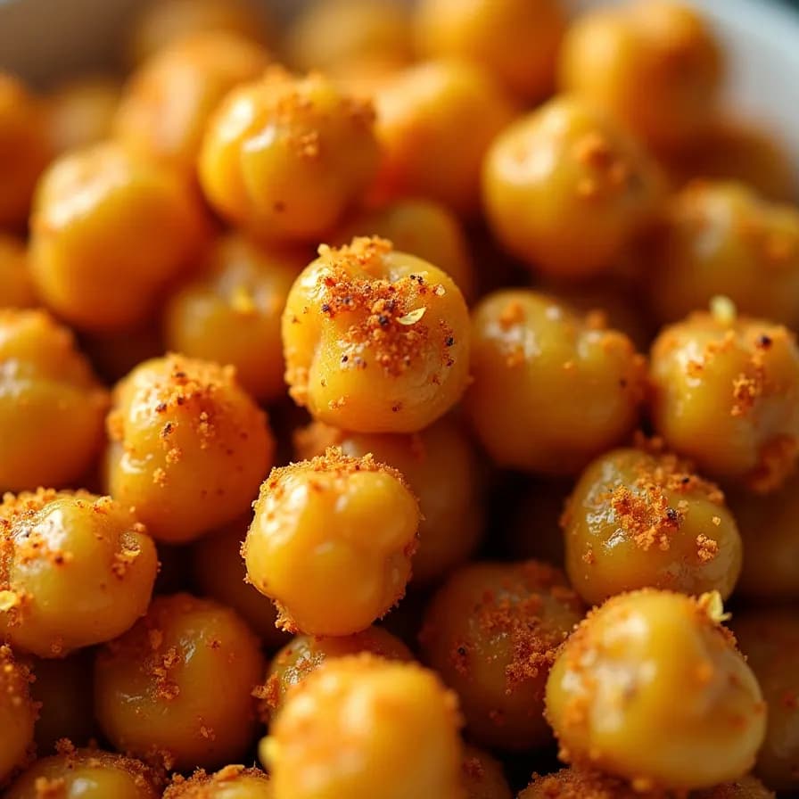 Spicy Crispy Chickpeas