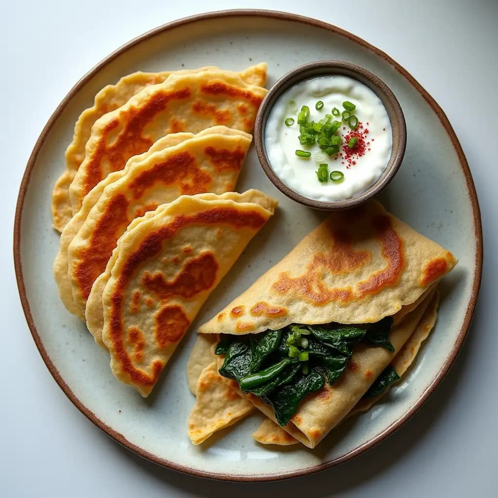 Karabuğday Unlu Vegan Gözleme yemeği