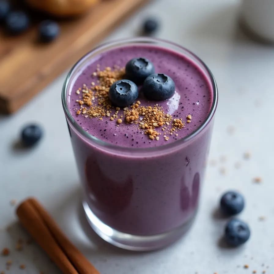 Gericht Ketogene Blaubeer-Smoothie