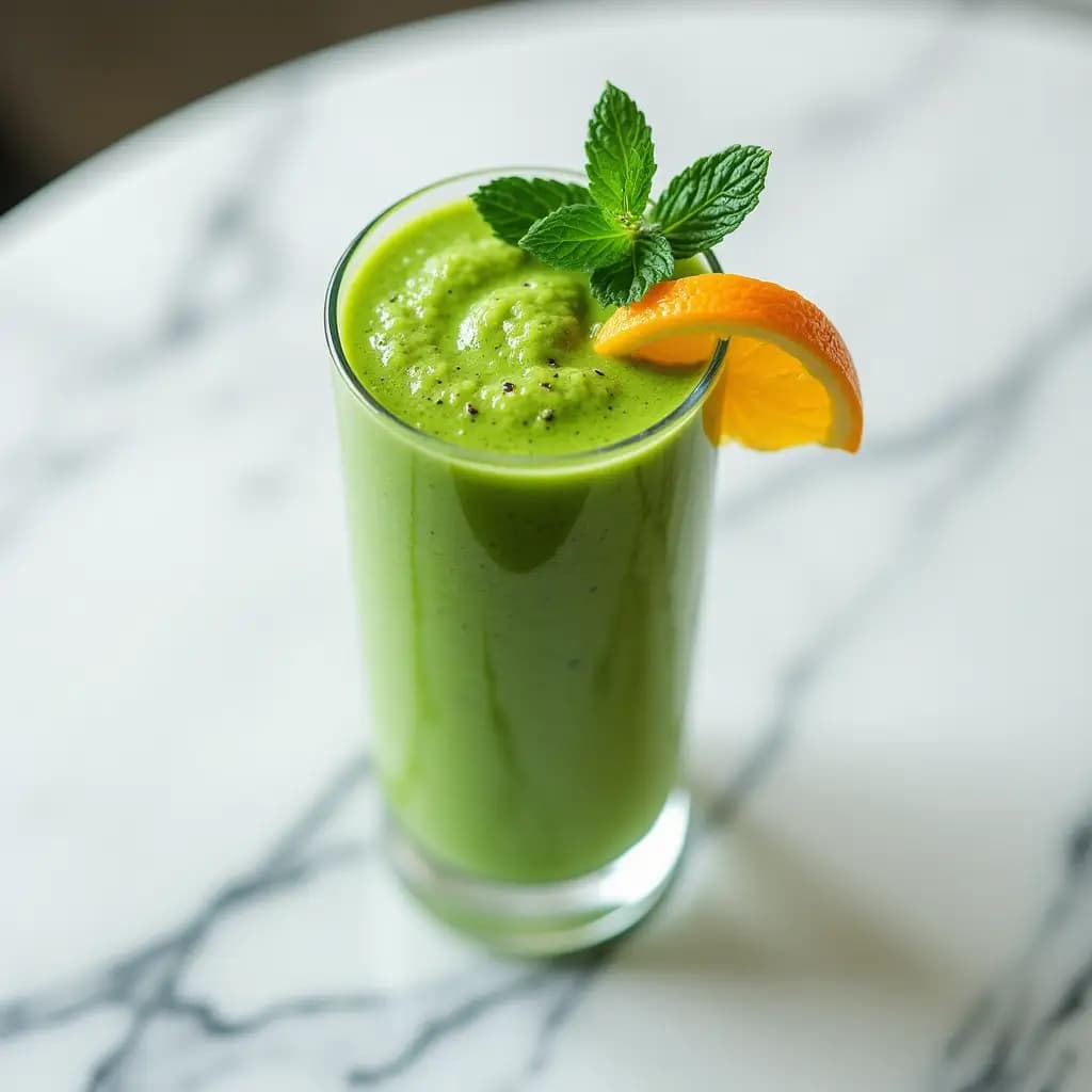 Gericht Grüner Smoothie mit Ingwer