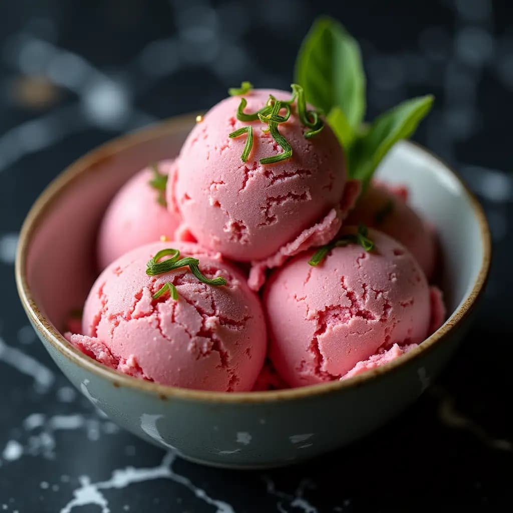 Sugar-Free Strawberry Banana Ice Cream