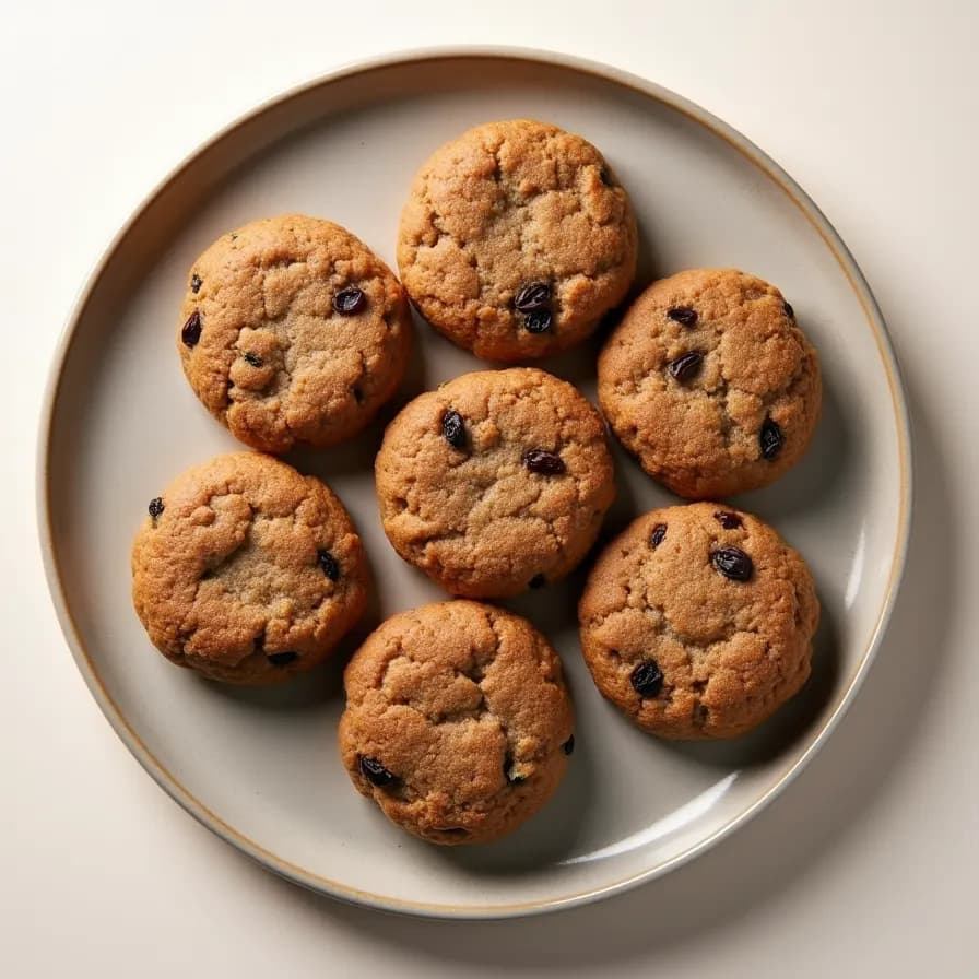 Biscuits au sarrasin sans sucre