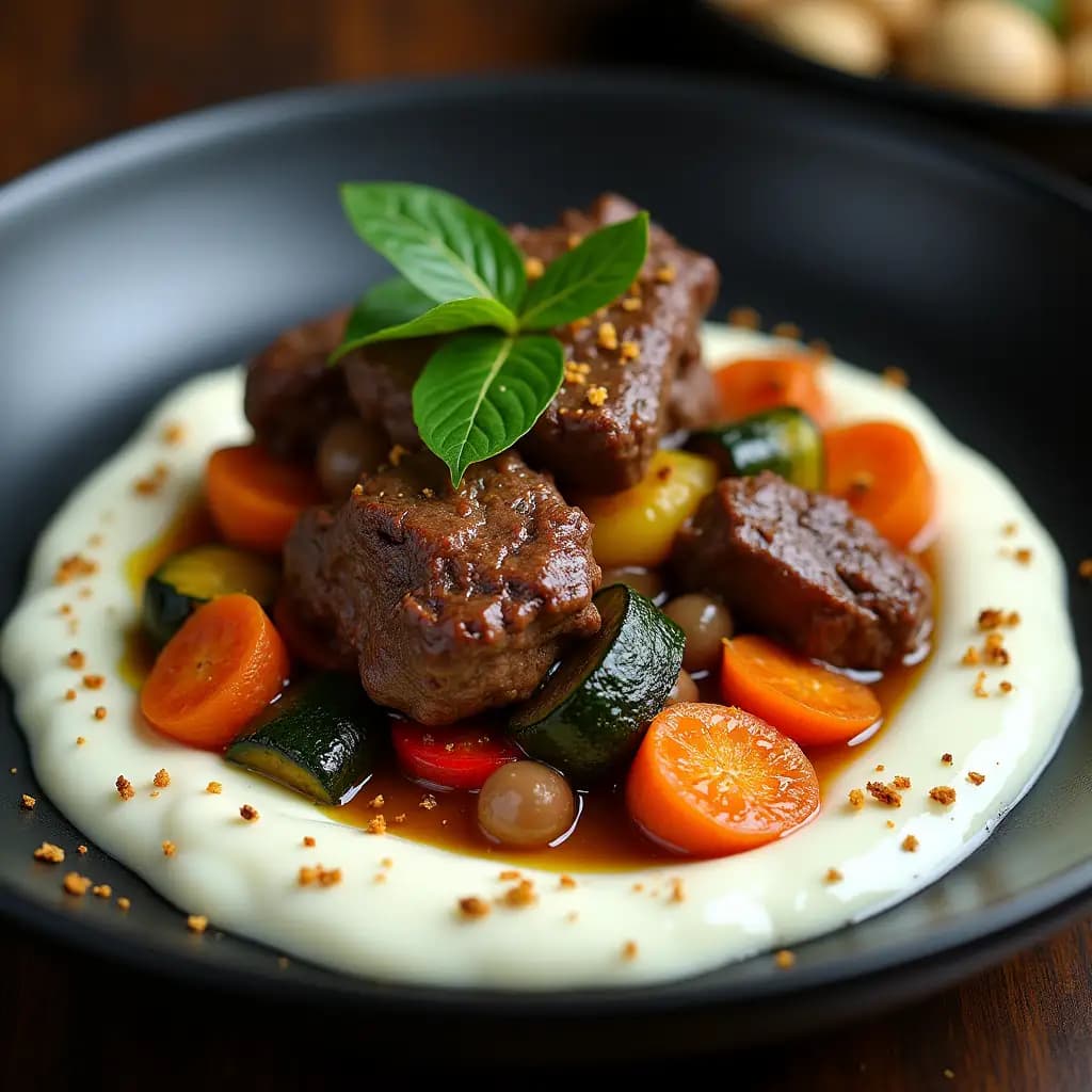Roasted Beef Sauté with Vegetables