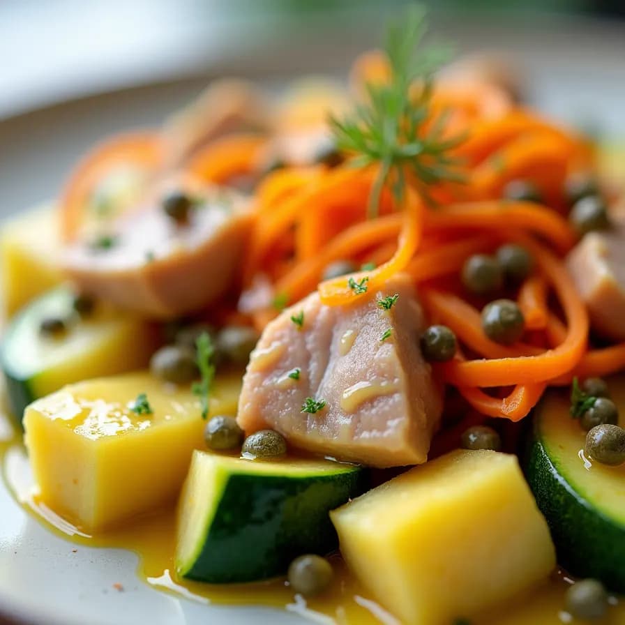 Ensalada de Calabacín con Atún
