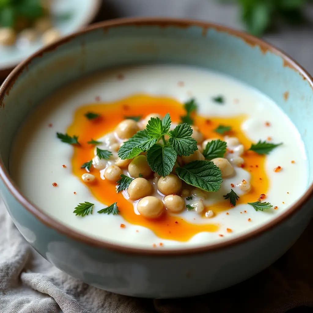 Холодный суп Ayran Aşı
