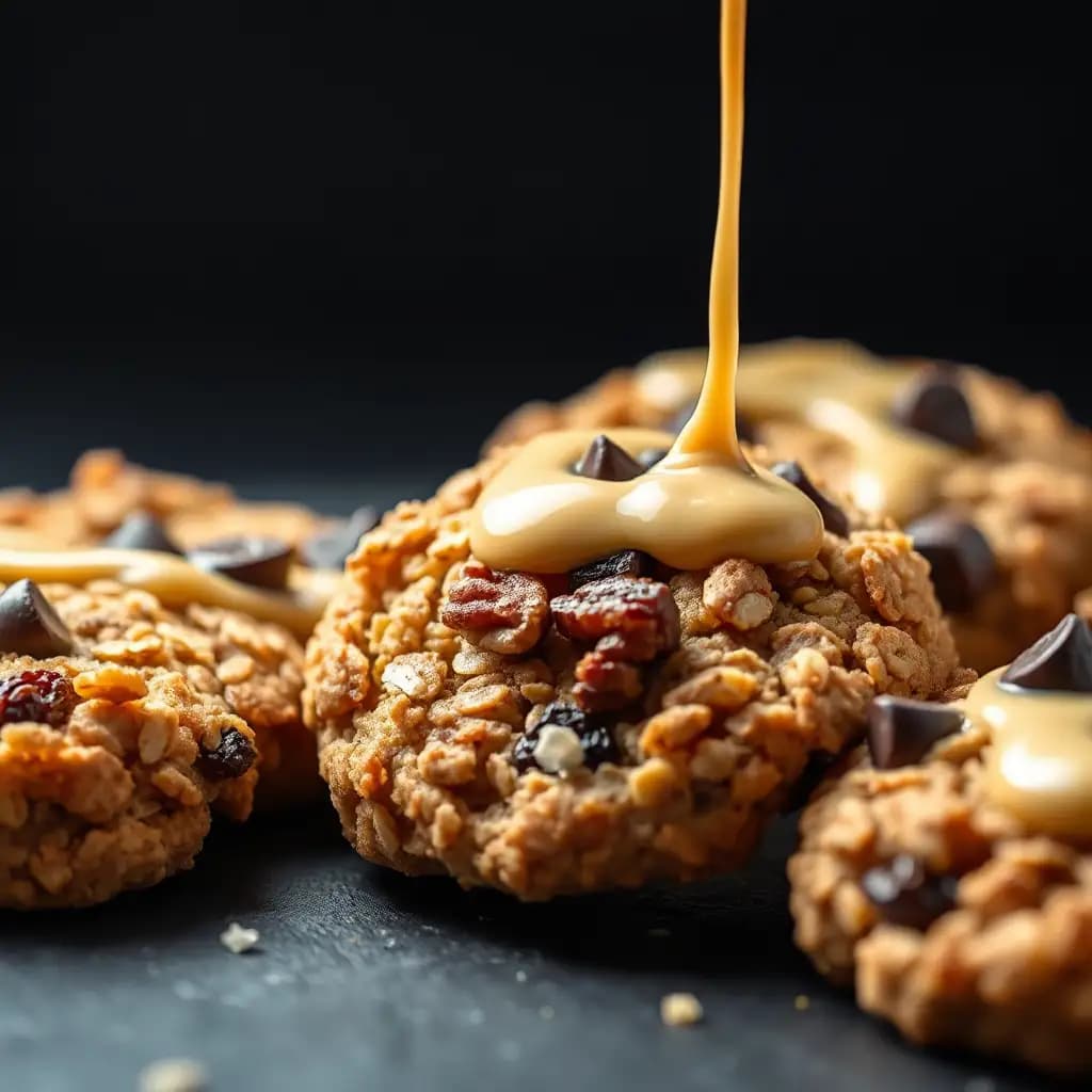 Ofenkekse mit Banane und Haferflocken