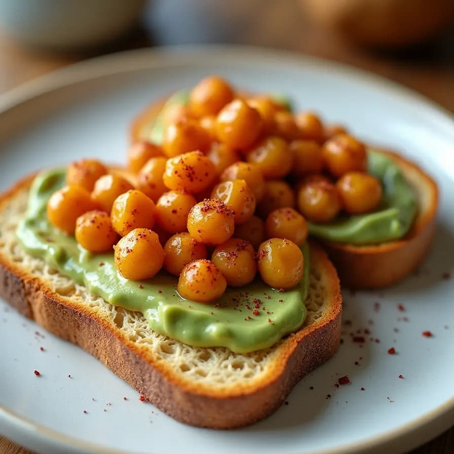 Brot mit Kichererbsen