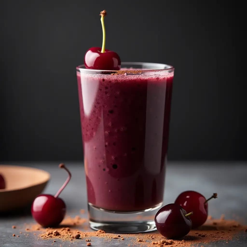 Smoothie de Cereza y Cacao