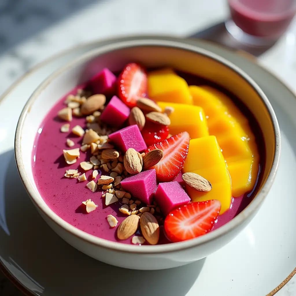 Smoothie Bowl Mangue et Betterave
