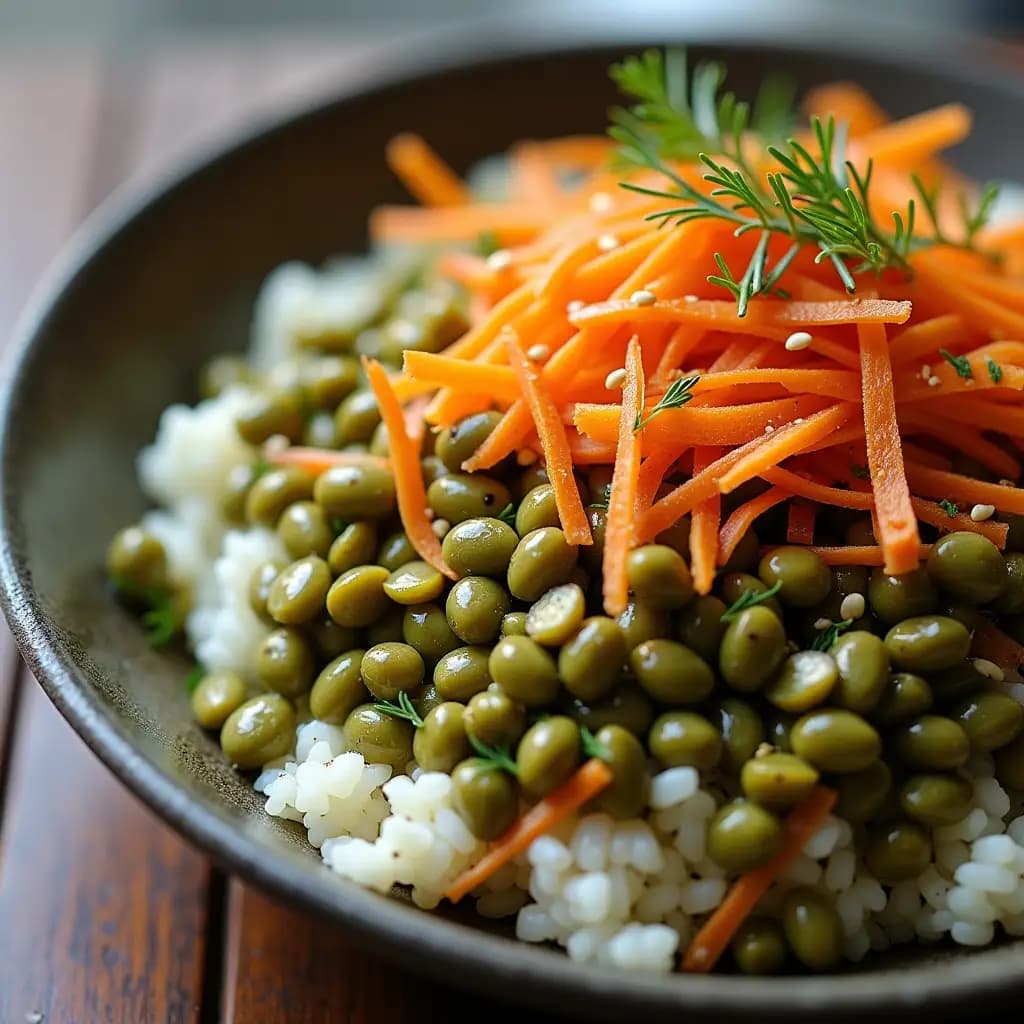 Nutritious Green Lentil Salad