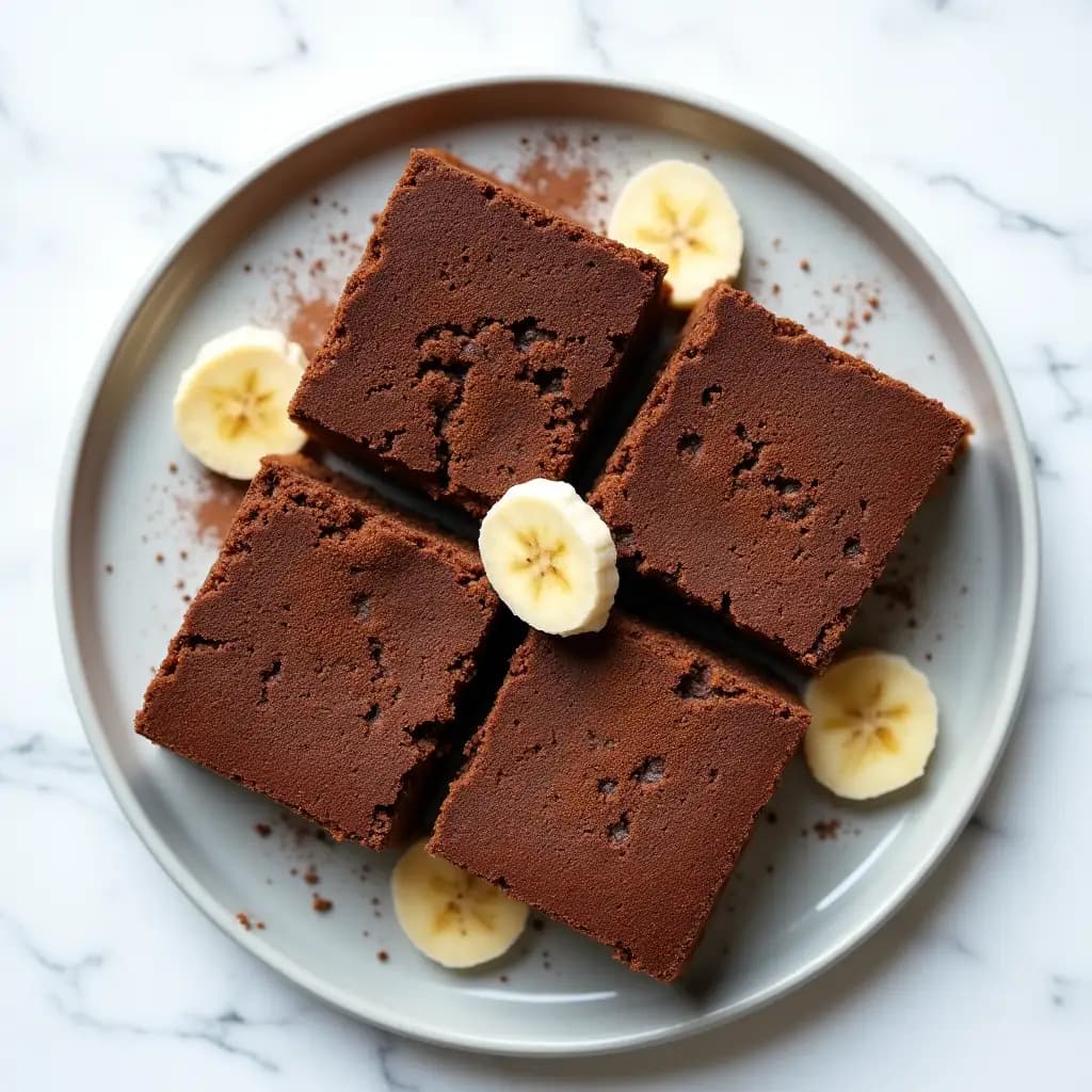 Pastel Fit de Plátano y Cacao