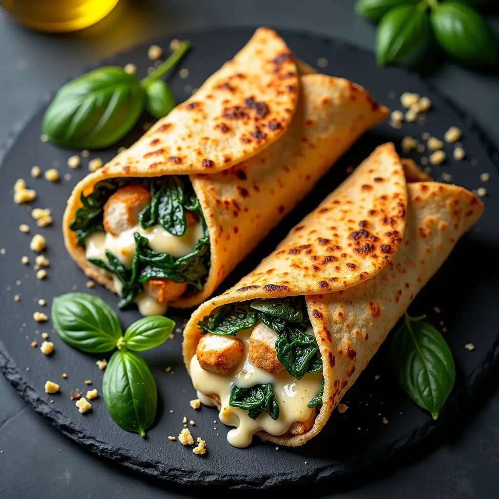 Dürüm de Pollo con Ajo y Crema