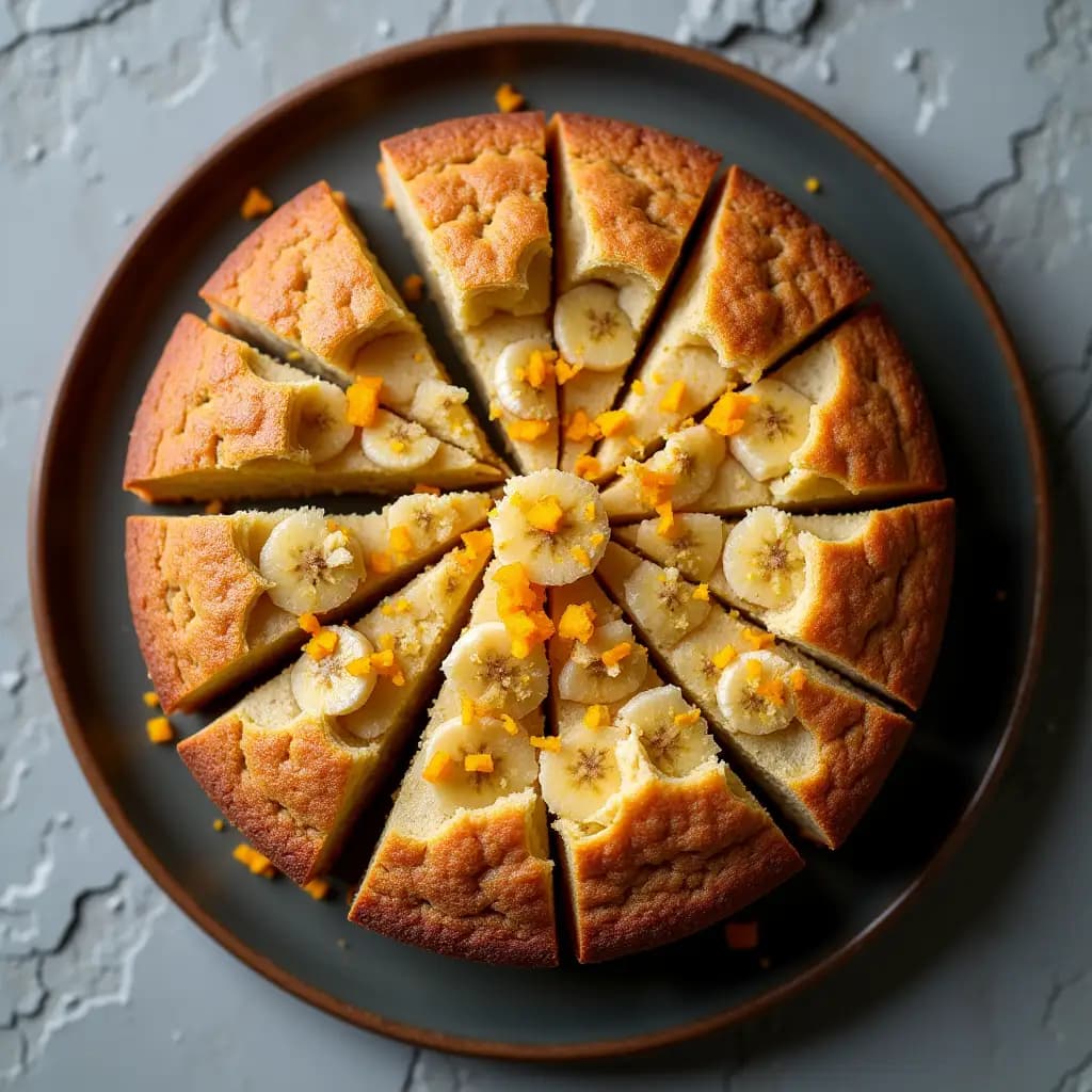 Healthy Banana and Curd Cheese Cake