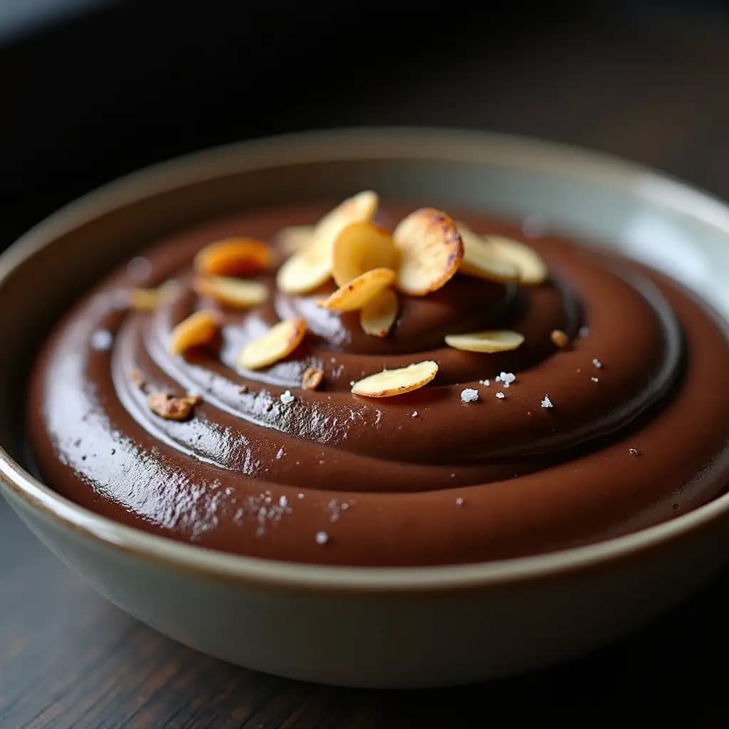 Zuckerfreies Pudding mit Avocado und Banane