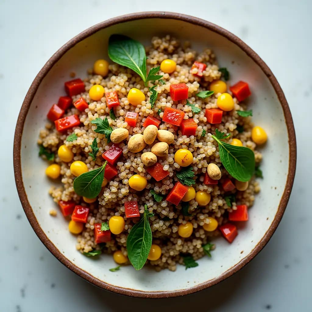 Gericht Quinoa-Salat