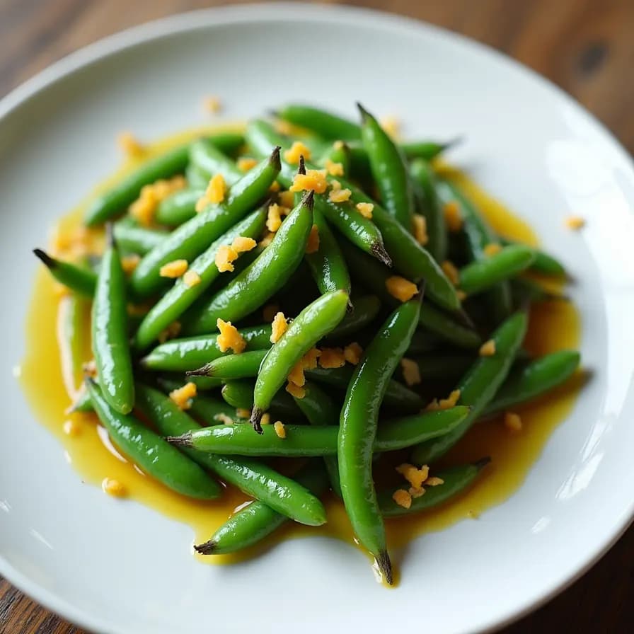 Fresh Broad Beans with Olive Oil Sauce
