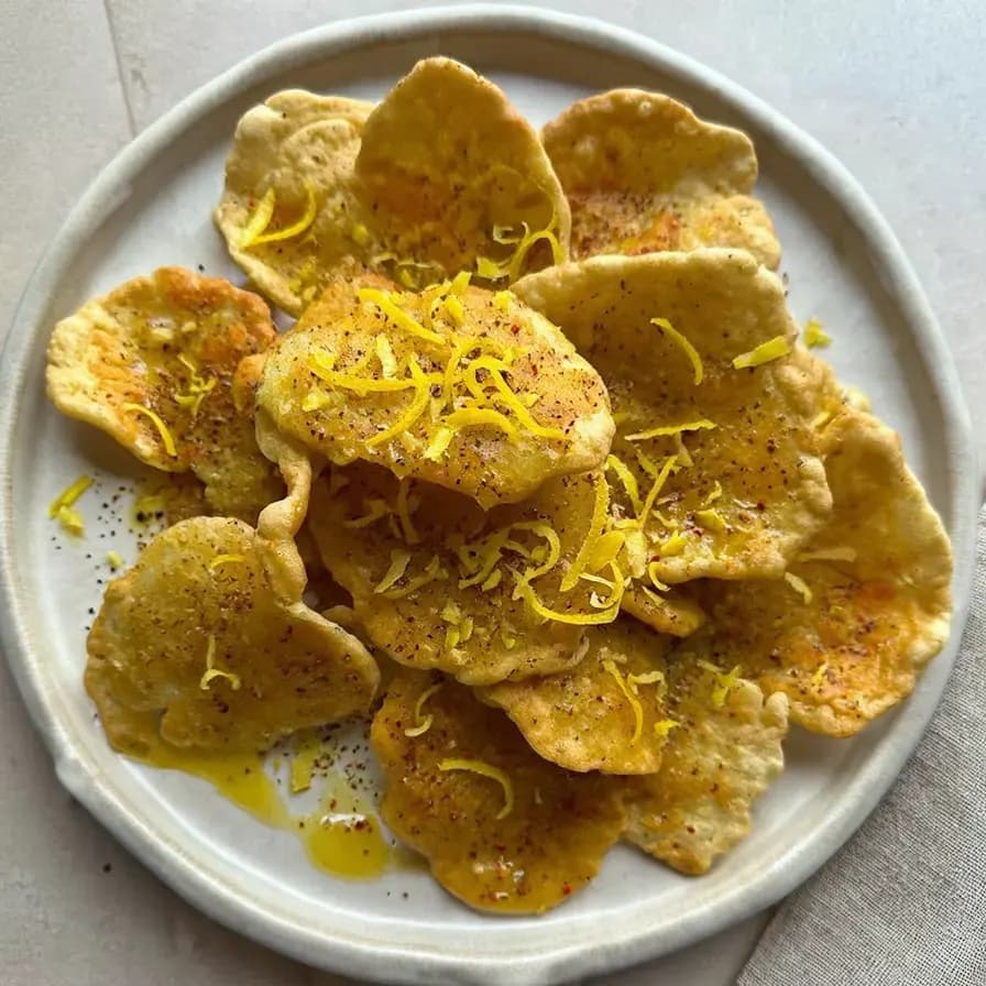 Chips de fèves croquantes aux épices