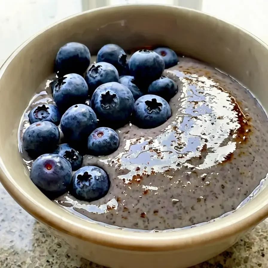 Gericht Chia-Pudding mit hohem Proteingehalt