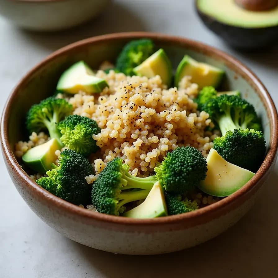 Quinoa-Salat mit Brokkoli