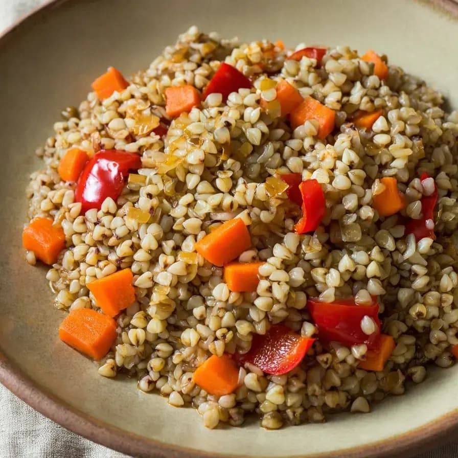 Buckwheat Pilaf with Vegetables