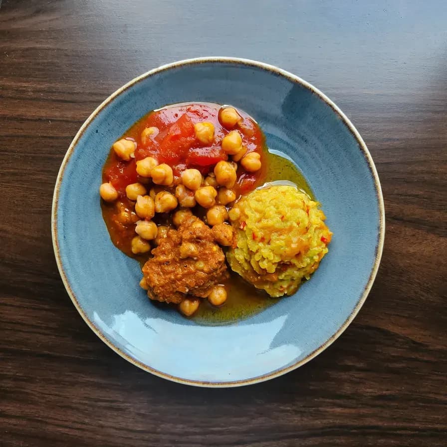 Chana Masala et Chapati