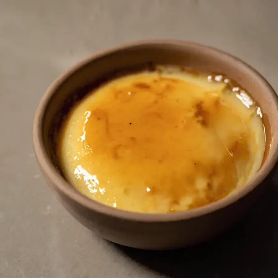 Gericht Pudding mit Tahini, Honig und Kürbis