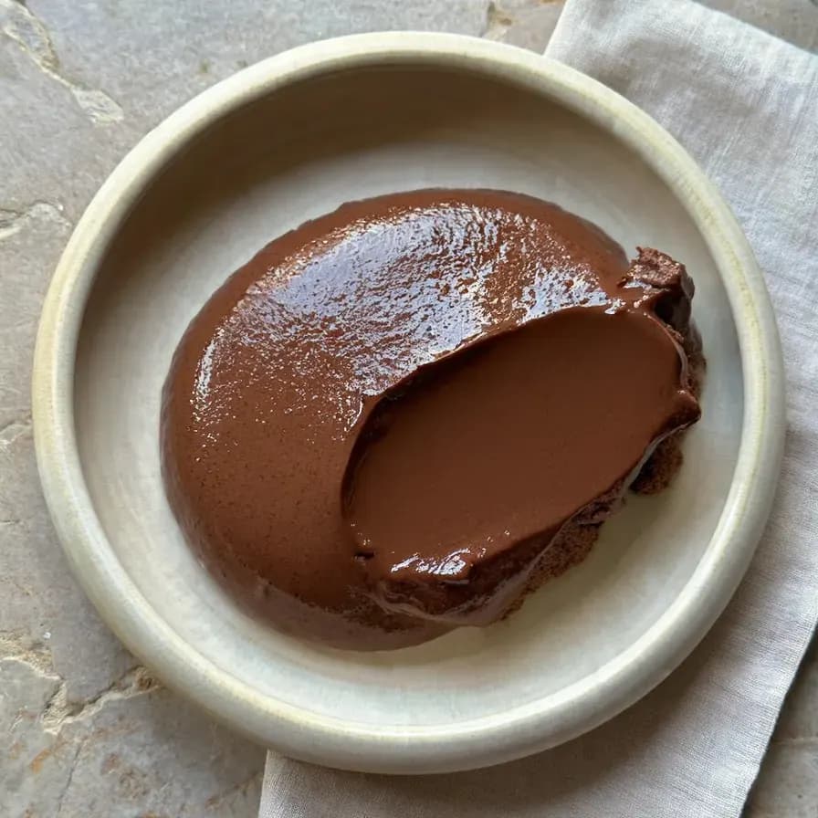 Pudin de Chocolate Alto en Proteínas