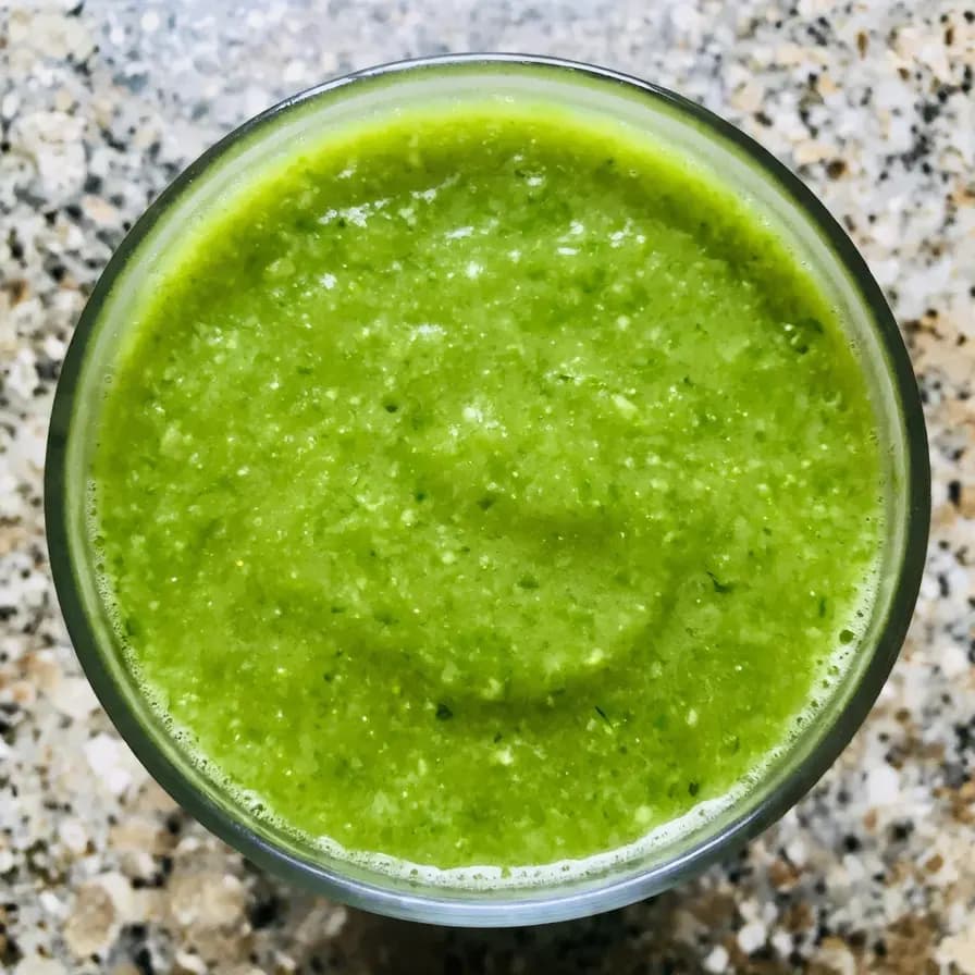 Gericht Grüner Smoothie mit Avocado und Banane