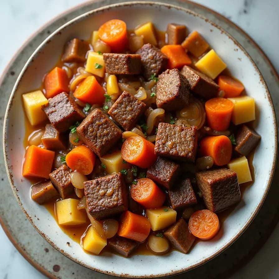 Rindergulasch mit Gemüse