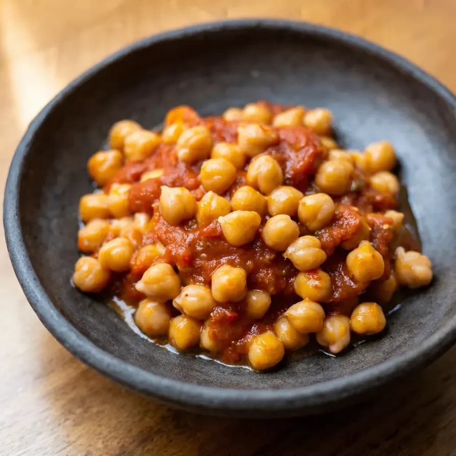 Ragoût de Pois Chiches à la Tomate